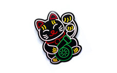 RICH CAT LED Car Window Sticker Windshield Electric Safety Decal Decoration Sticker Auto 1 Pc