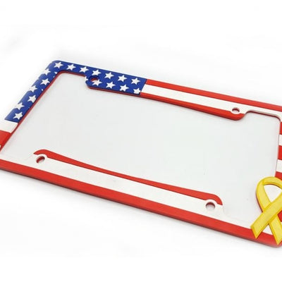 American Style Number Plate Frame For Car Jeep 2 Pcs Set