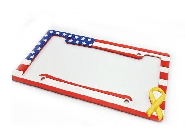 American Style Number Plate Frame For Car Jeep 2 Pcs Set