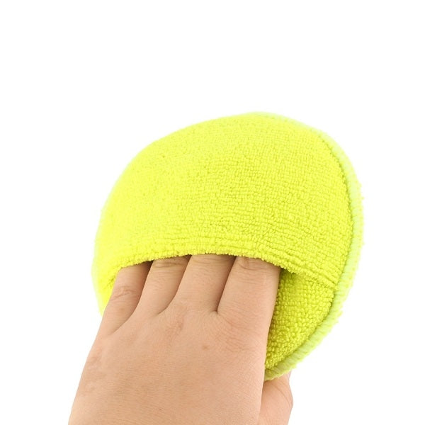 cleaning Microfiber towel and sponge round