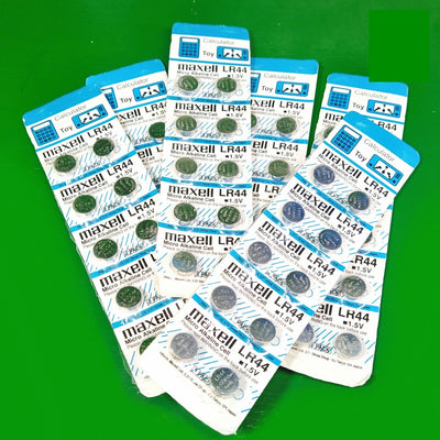 Pack of 10pcs LR44 Alkaline Button Cell 1.5V Micro Battery Replacement