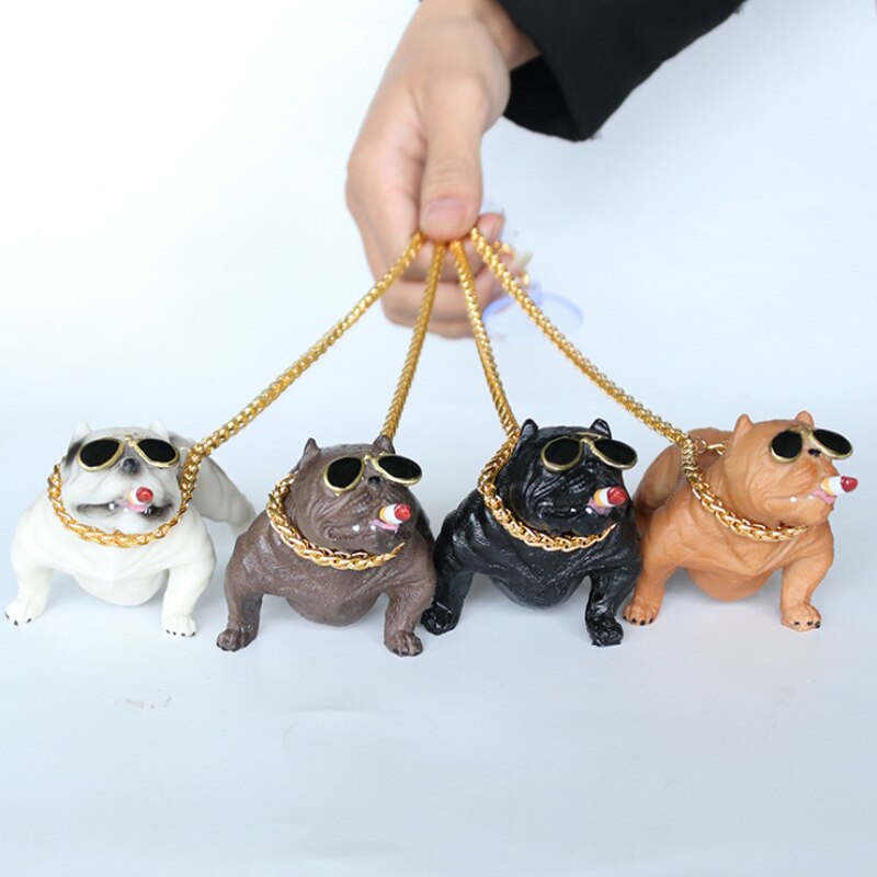 Car Interior Decoration Bull Dog Brown Hanging Car Pitt Bull Hanging