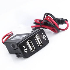 IN-DASH CHARGER 2.1A-1.2A