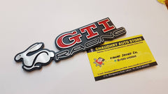 GTI RACING METAL LOGO
