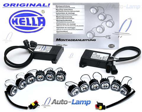 DRL Universal LED Hella Brand orignal Made in Germeny 10 Pcs per Set