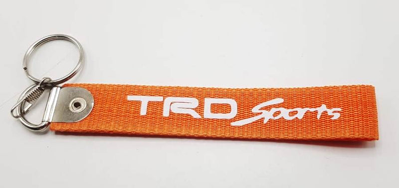TRD Sports Fabric Keychain Orange