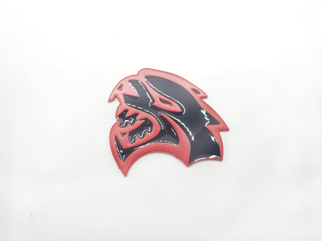 Hellcat Dodge Black Metal Logo