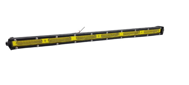 19 Inches Bar Light Ultra Slim Yellow Color 144 Watts