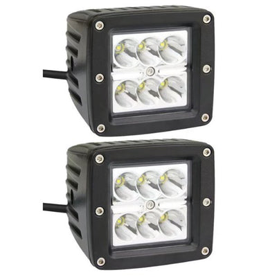 36 Watt Bar Light 3 inch Spot Light 2 Pcs Set