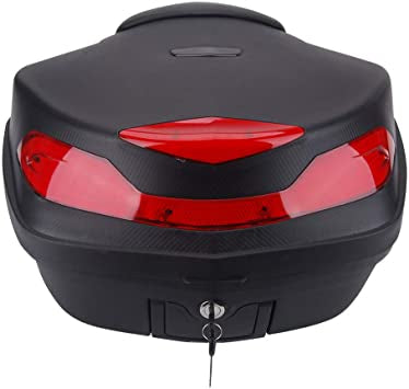1PC Motorbike Rear Trunk Tour Tail Box Trunk BLACK