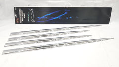 Universal Door Molding Guard 4pcs Chrome