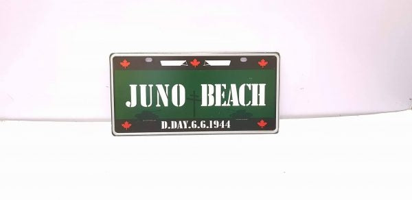 Embosed No. Plate Frame Juno Beach