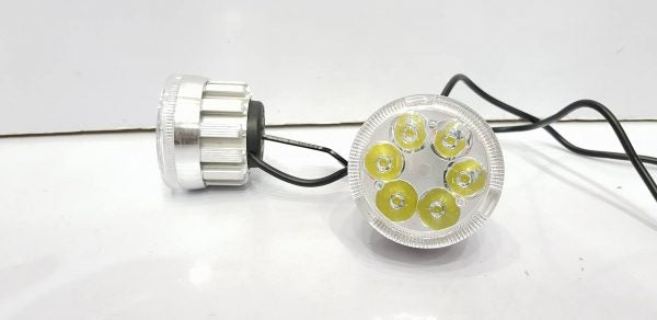 6 Smd Ring Light with 3 Colour Operated 2 pcs Set
