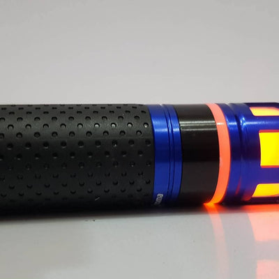 Universal Bike Handle With Light Yellow 2Pcs Set BLUE