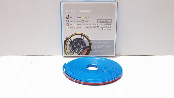 Wheel Rim Protector Link Style Blue