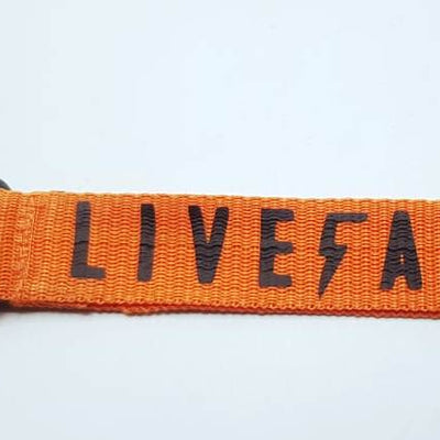 LIVEFAST Fabric Keychain Orange
