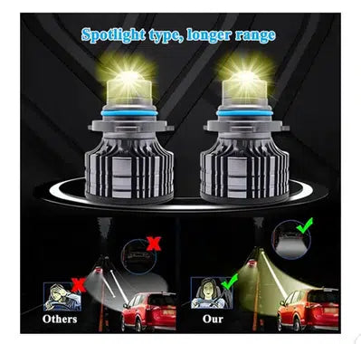 H11 LED Lemon Green Color Car Headlights Projector Laser Fog Lights Automobile / Bumper Light