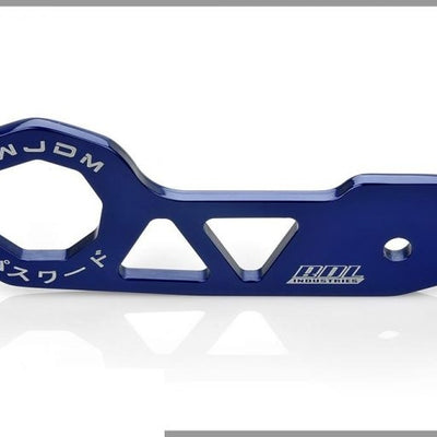 JDM TOW HOOK BACK BLUE