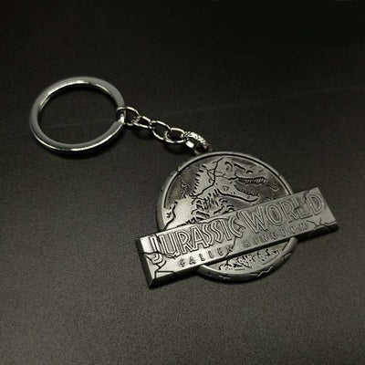 Jurassic World Metal Keychain