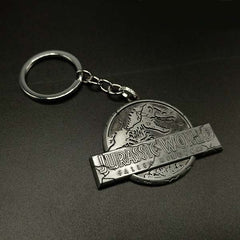 Jurassic World Metal Keychain