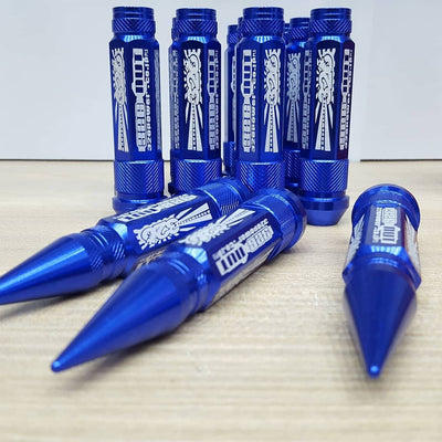 Extra Long Spike Nuts Blue 1.5mm