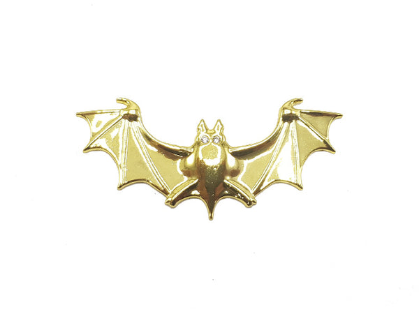 Bat Gold Metal Logo