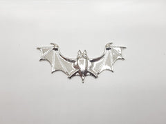 Bat Silver Metal Logo