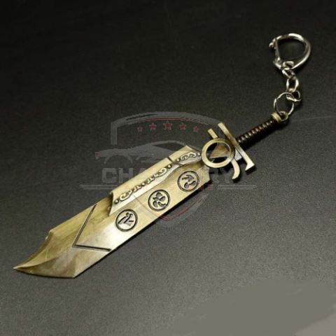 Octo DRAGON Sword Metal Keychain
