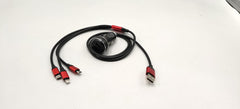 3.1 Charger with 2 point Fast Car Charger with 3 in 1 Set