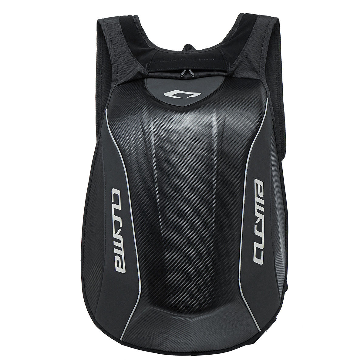 30L Hard Shell Motorcycle Backpack Carbon Fiber Racing Storage Bag Motorbike