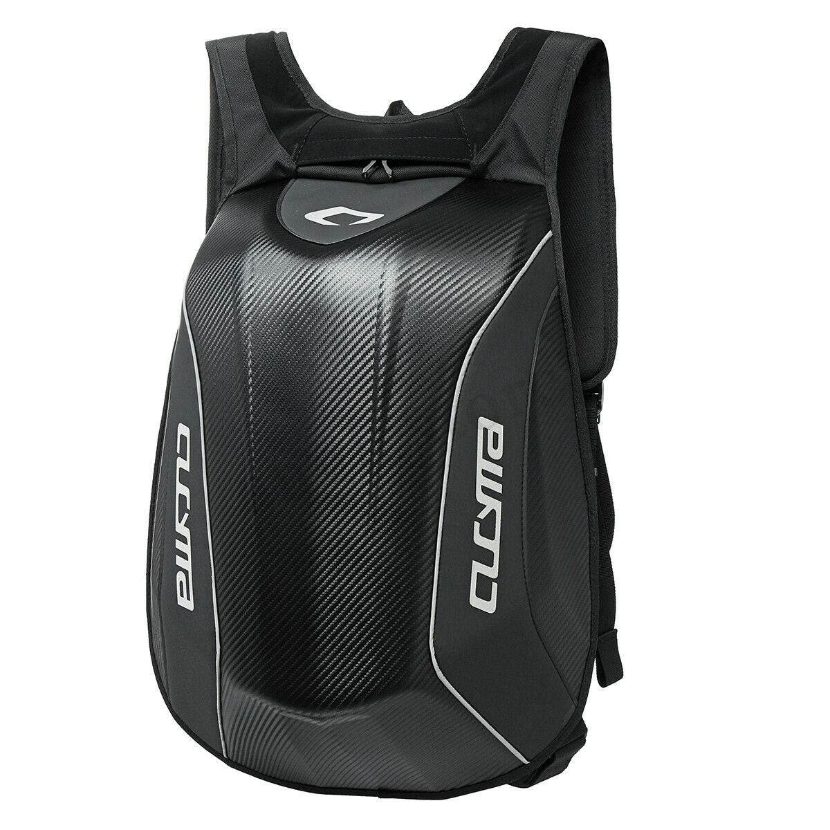 30L Hard Shell Motorcycle Backpack Carbon Fiber Racing Storage Bag Motorbike