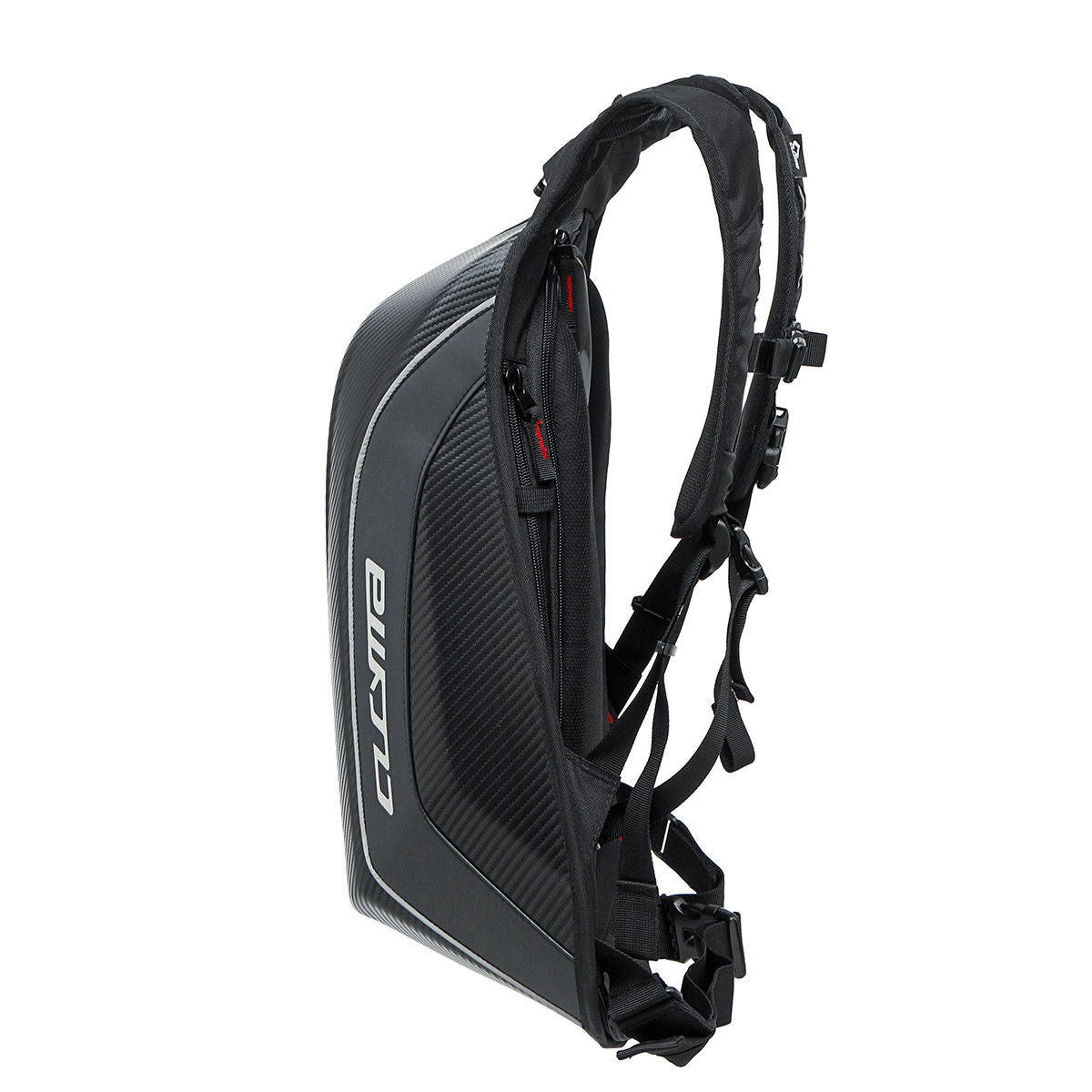 30L Hard Shell Motorcycle Backpack Carbon Fiber Racing Storage Bag Motorbike