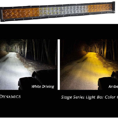 31 Inches Bar Light 4D Lens Yellow - White Color Sport Light 180 Watts