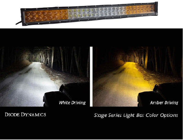 31 Inches Bar Light 4D Lens Yellow - White Color Sport Light 180 Watts