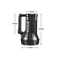 DP-7320 Rechargeable Bright LED Laser Long Range High Power Rechargeable Emergency Torch Light Black