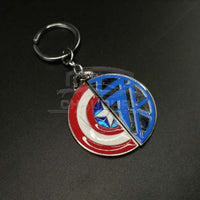 Captain Metal Keychain