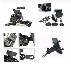 360 Degree Bike Mobile Holder with Charger (Fast Charging)