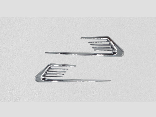 E Style Silver Metal Logo
