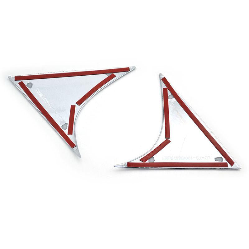 KIA Sportage Trunk Styling Chrome Side Spoiler Edge Cover Trim Triangle - Model 2019 -2021