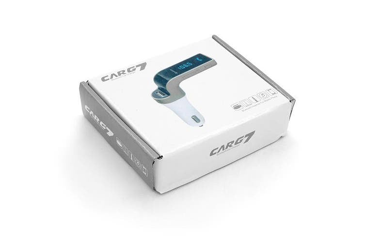 Car G7 Bluetooth FM Transmitter Charger Mobile MP3 AUX USB Player