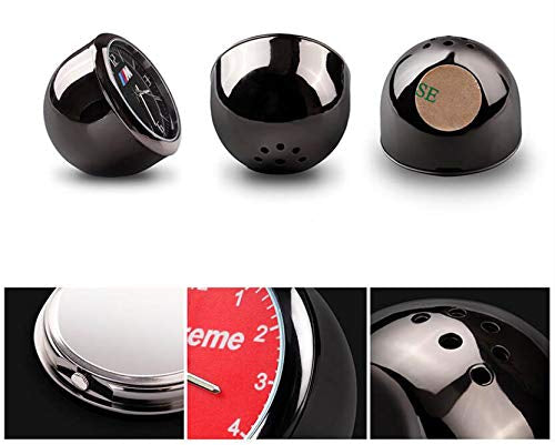 Universal Car Dashboard Clock Table Classic Shinny Small Round Analog Clock For HONDA