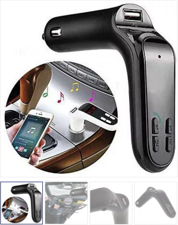S7 Wireless Bluetooth Car Autos FM Transmitter MP3 Player Hands-free USB Charger