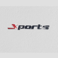Sports Black Metal Logo