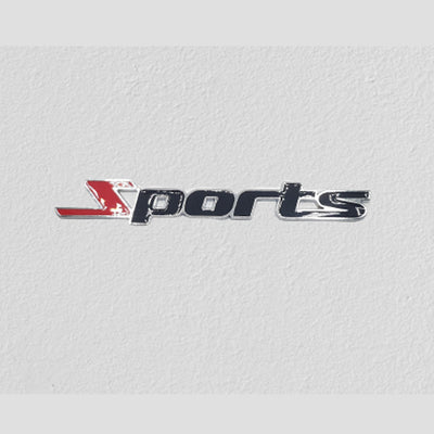 Sports Black Metal Logo