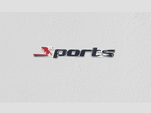 Sports Black Metal Logo