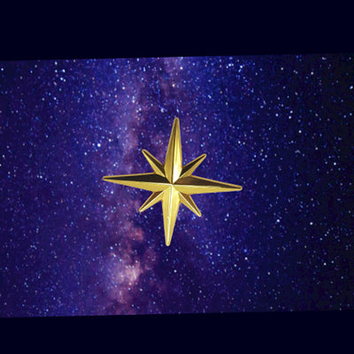 Starlight Golden Metal Logo