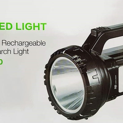 DP-7320 Rechargeable Bright LED Laser Long Range High Power Rechargeable Emergency Torch Light Black