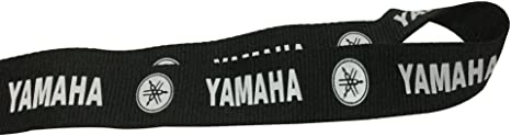 Yamaha Black Long Strap Lanyard Keychain