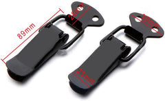 Universal Black Bumper Stainless Clips 2 Pcs Set