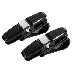 Car Sun Visor Organizer 2 Glasses Holder Clip